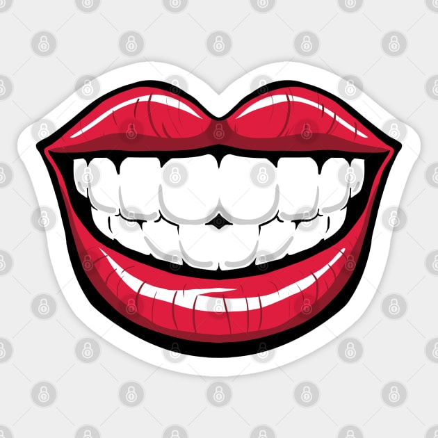 SMILE Sticker by MAYRAREINART